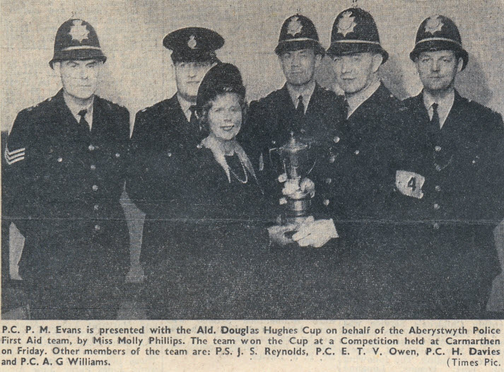 Aberystwyth Police 1st Aid Team Competition Mid 1960's