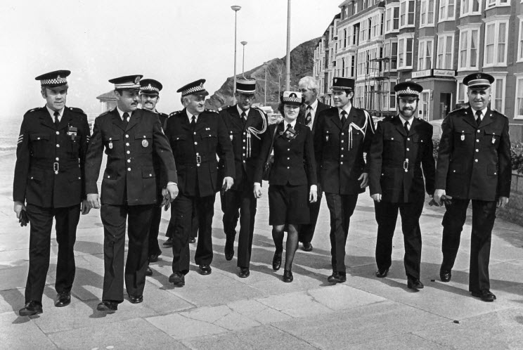 Police Municipal and Gendarmerie who paid a visit to Aberystwyth in the mid 1970's 